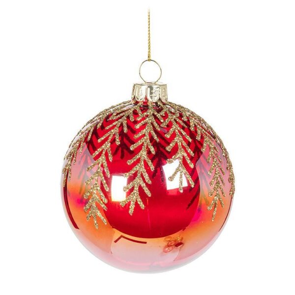 Ball Ornament with Leaves