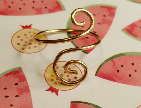 Double Spiral Ring