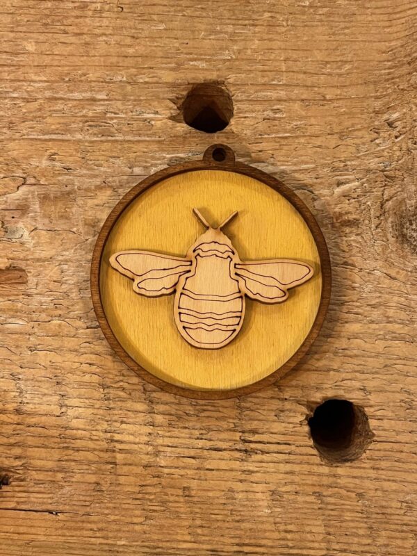 Bee Wooden Ornament