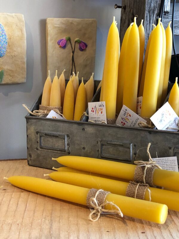 10” Tapered Beewax Candles