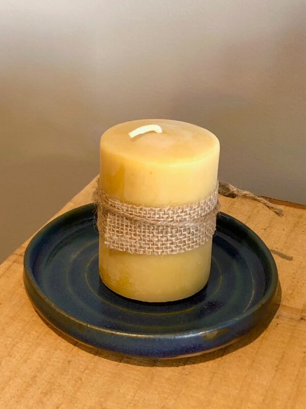 3.5” Pillar Beeswax Candle