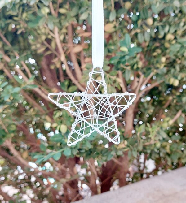candle accessory gold star christmas decoration tree decoration ornament wine bottle star silver star wire star elegant star