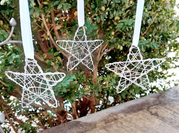 candle accessory gold star christmas decoration tree decoration ornament wine bottle star silver star wire star elegant star