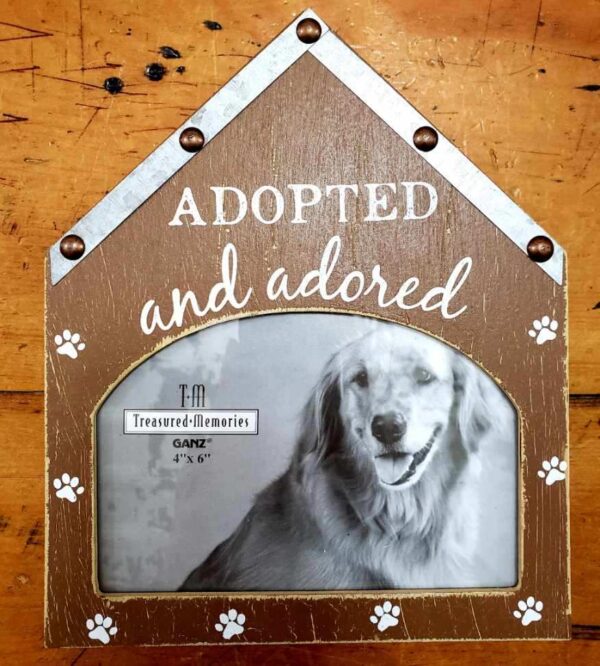 Adopted Pet Photo Frame 4x6