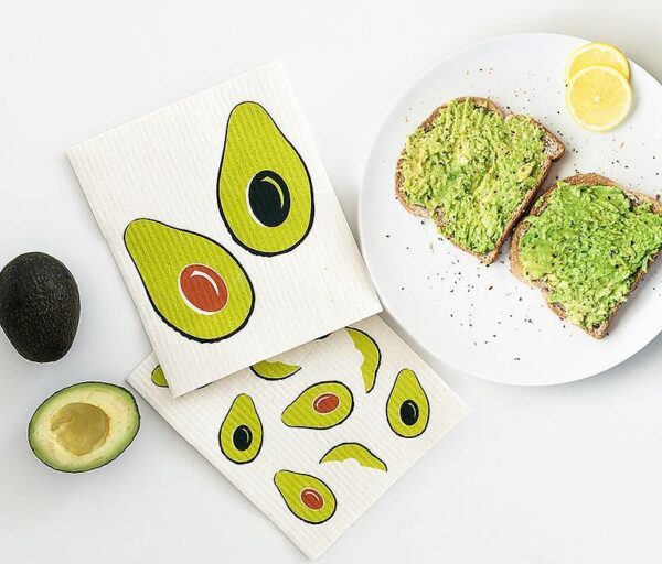 Avocado Dishcloths. Set of 2 - Image 4