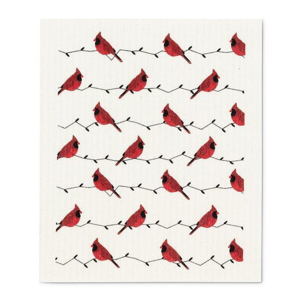 Cardinals Dishcloths. Set of 2 - Image 3