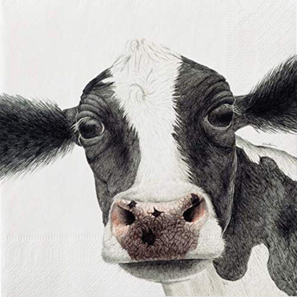 Rosa Cow Paper Napkin - Image 2