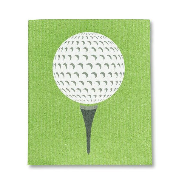 Golf Ball & Green Dishcloths. Set of 2 - Image 2