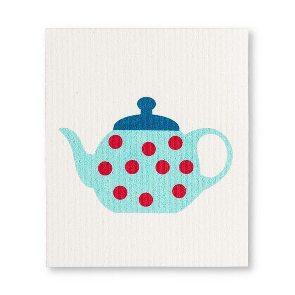 Teapot & Cups Dishcloths. Set of 2 - Image 3