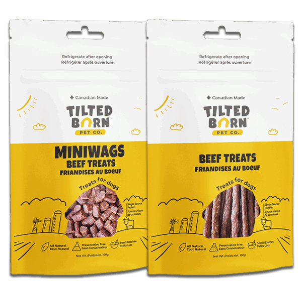 Tilted Barn Pet Co Miniwags Beef Dog Treats 100g
