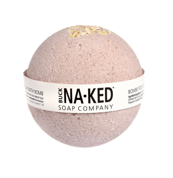 BUCK NAKED Purple Brazilian Clay Bath Bomb