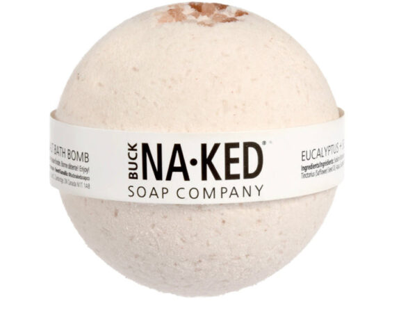 BUCK NAKED Eucalyptus+ Himalayan Salt Bath Bomb