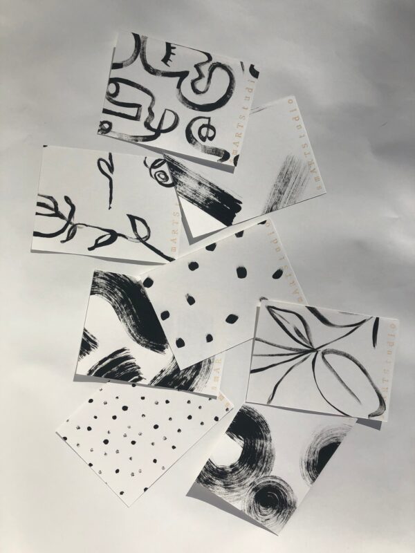 smARTStudio CARDS & ENVELOPES- Black and White Series