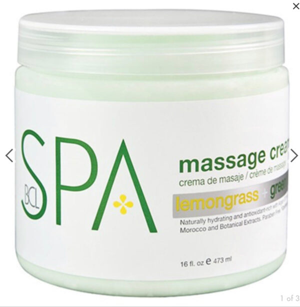BCL SPA Lemongrass + Green Tea Massage Cream