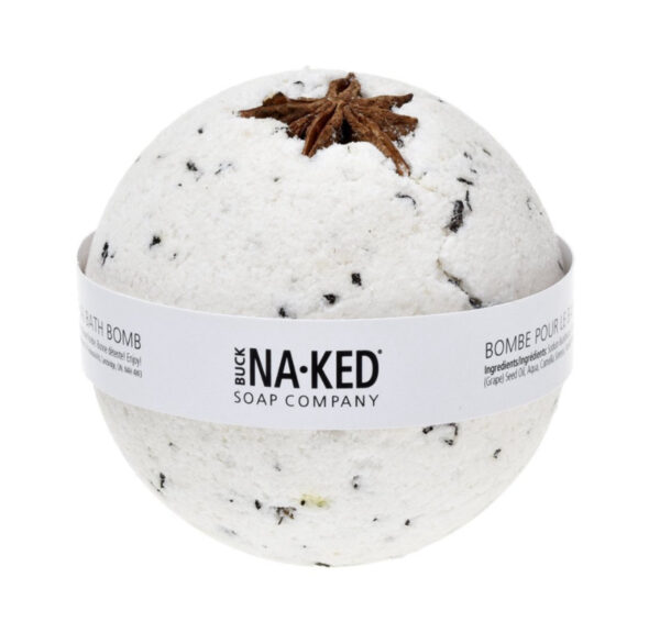 BUCK NAKED Vanilla Chai Bath Bomb