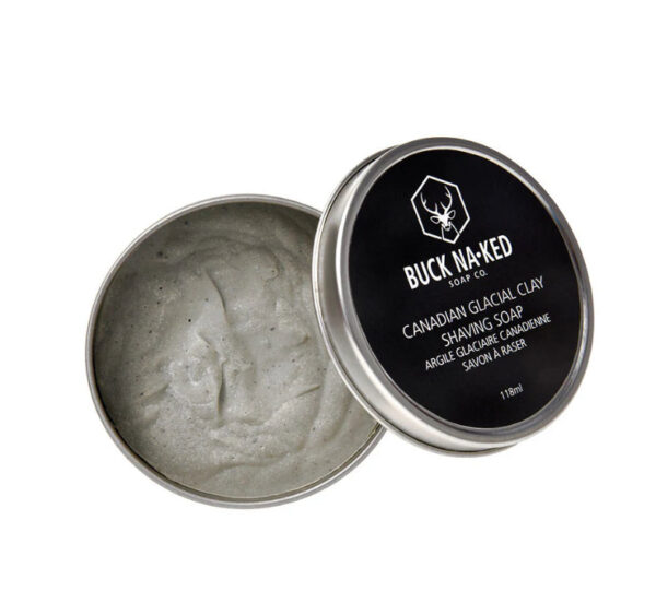 BUCK NAKED Canadian Glacial Clay Shaving Soap - Image 2