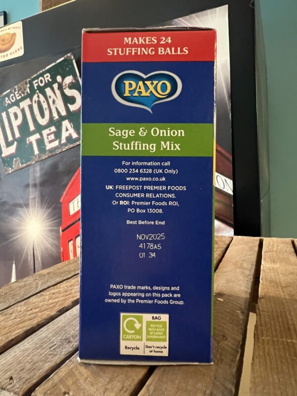 Paxo Sage & Onion Stuffing Mix - Image 3