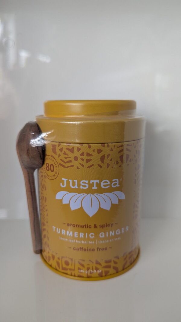 Justea Loose Leaf Tea Turmeric Ginger Tin