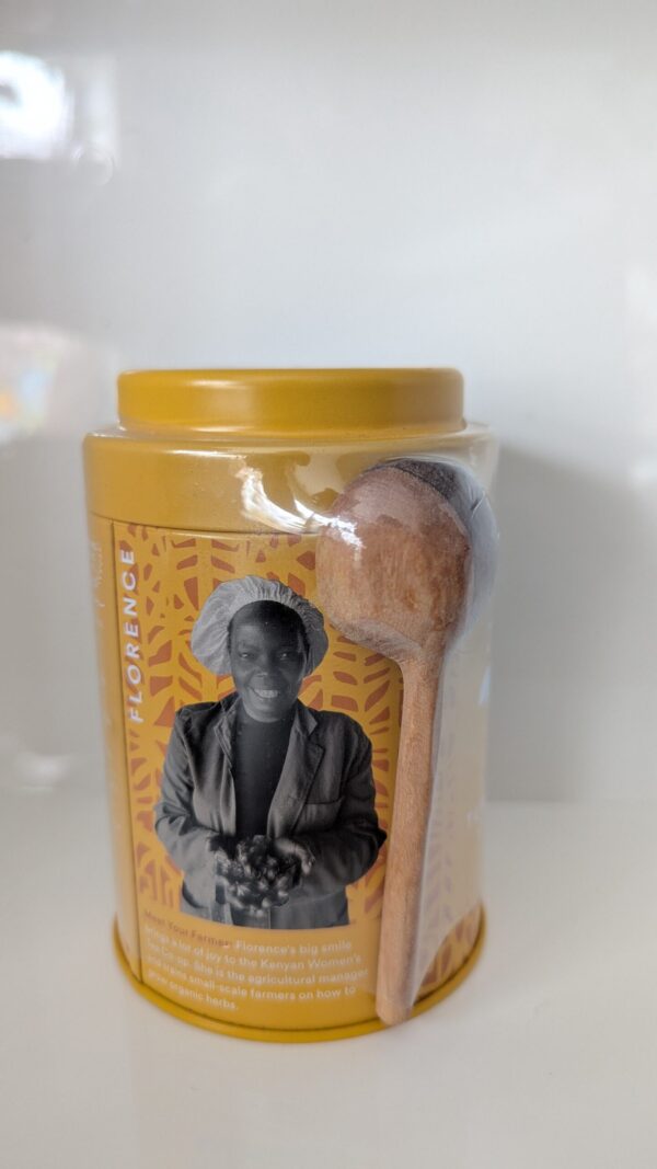Justea Loose Leaf Tea Turmeric Ginger Tin - Image 3