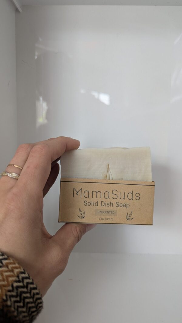 Mama Suds Solid Dish Soap Unscented - Image 2