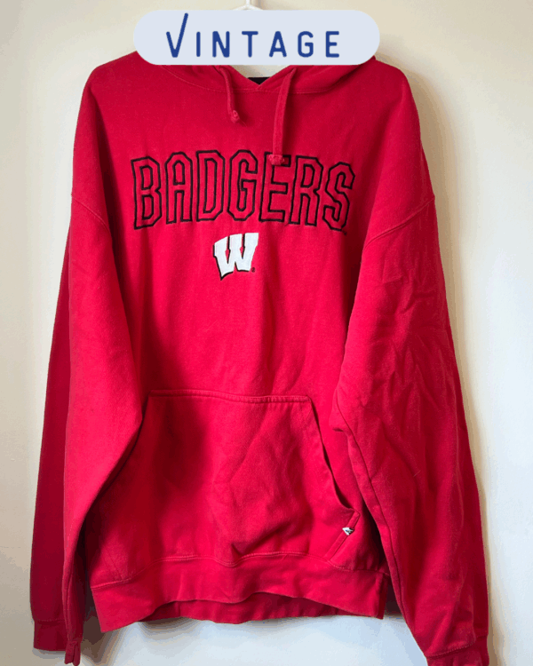 Badgers Vintage Hoodie