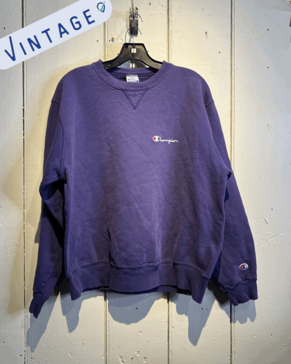 Vintage Purple Champion Crewneck