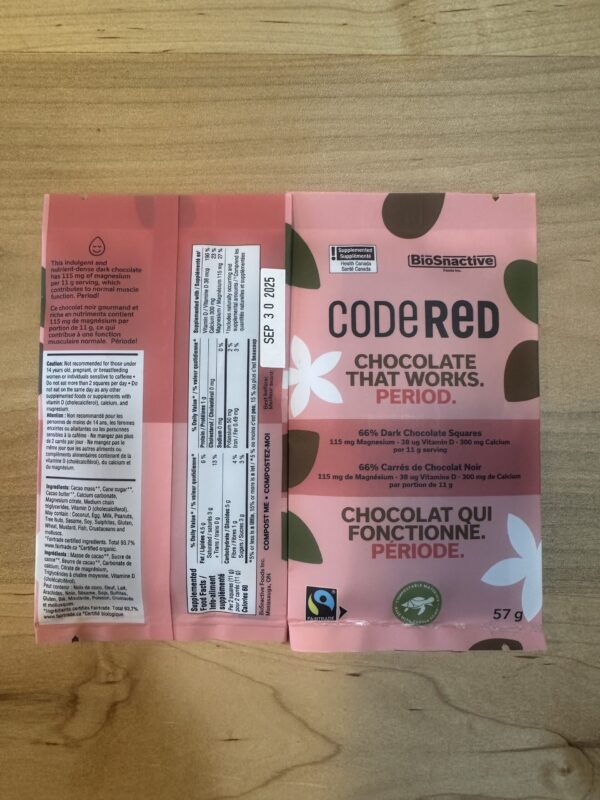 CodeRed Period Chocolate - Image 4