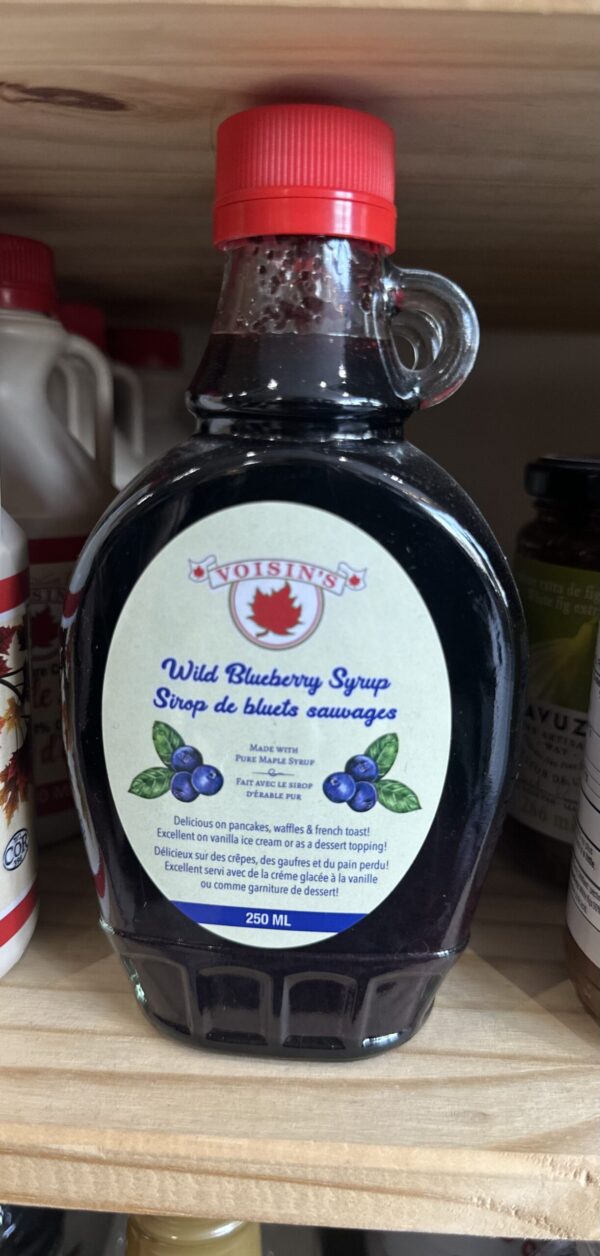 Voisin's Wild Blueberry Syrup
