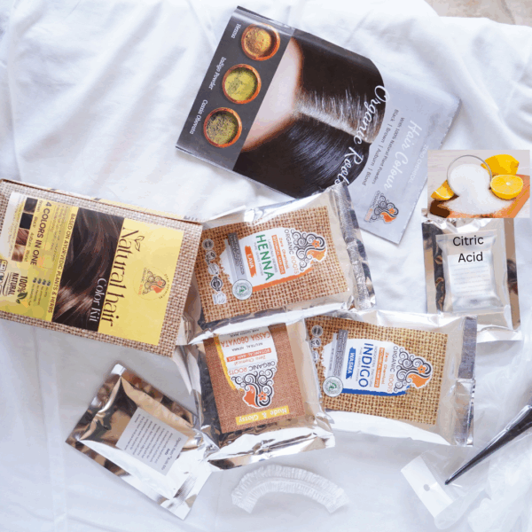 Natural Hair Color Kit | Trio Kit  | For Blonde -Light Brown - Image 47