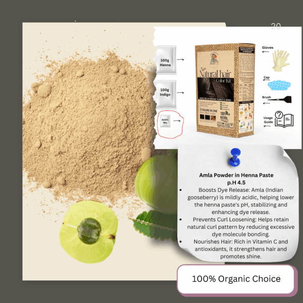 Natural Color Kit | Combo Kit (Indigo + Lava Henna + Accessories) - Image 409
