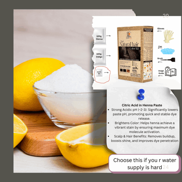 Natural Color Kit | Combo Kit (Indigo + Lava Henna + Accessories) - Image 411