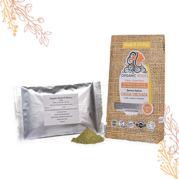 Cassia Obovata leaf Powder | 100g | Hair Gloss Mask - Image 5