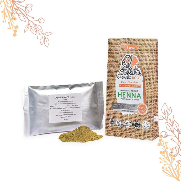 Lava Henna Leaf Powder-100g - Image 15