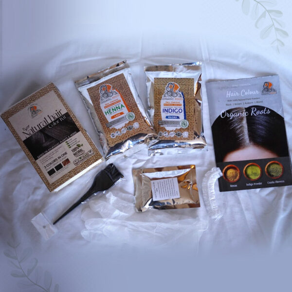 Natural Color Kit | Combo Kit (Indigo + Lava Henna + Accessories) - Image 393